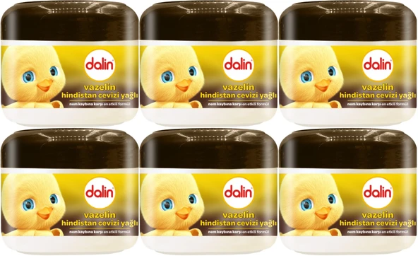 Dalin Vazelin 100ML Hindistan Cevizi Yağlı (6 Lı Set) ürün görseli 1