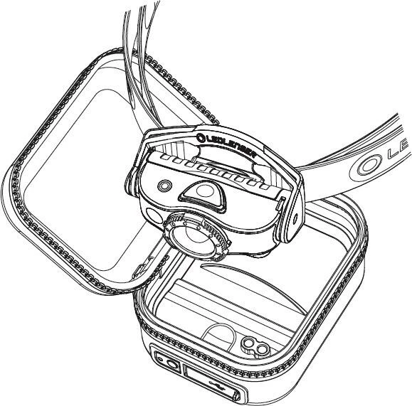 Ledlenser Mh8+powercase Set Kafa Feneri̇ - Resim 4