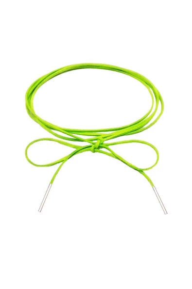 Fıstık Yeşili Süet Bağcıklı Choker Kadın Tasma Kolye ürün görseli 1