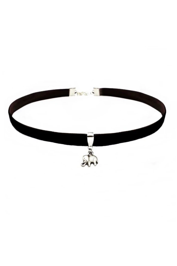 Gümş Renk Fil Choker Kadın Choker ürün görseli 1
