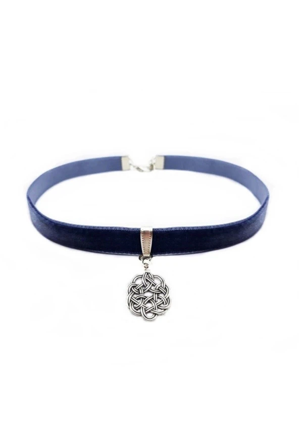 Aşk Düğümü Choker Tasma Kolye - Resim 2