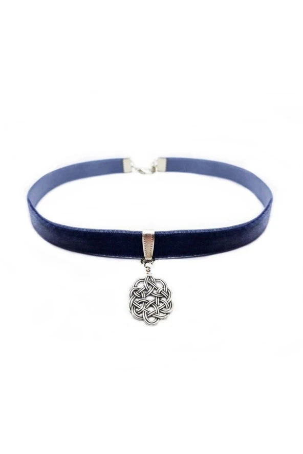 Aşk Düğümü Choker Tasma Kolye - Resim 4