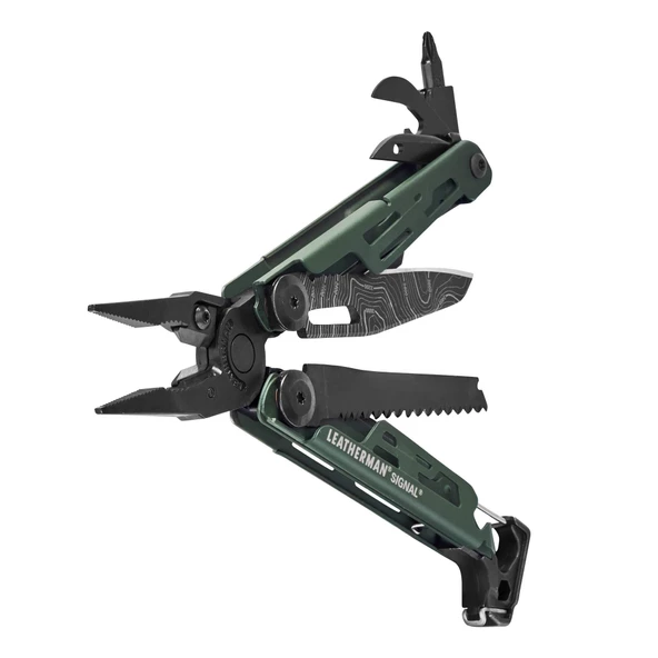 Leatherman Si̇gnal Green Topo Blade Multi̇ Tool - Resim 4
