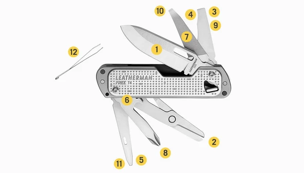 Leatherman Free T4 Multi̇ Tool - Resim 3