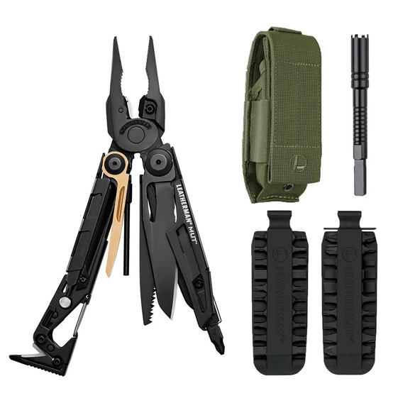Leatherman Mut Black+yeşi̇l Molle Kilif+set Multi̇ Tool - Resim 2