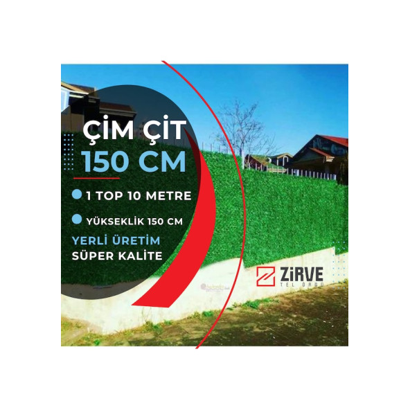 Zirve Tel ÖrgüÇim Çit Takımı 150cm x 10 Metre (5 Direk + Aparatlar) ürün görseli 1