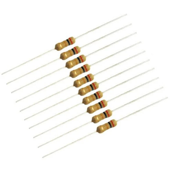 1/4w 0.47 Ohm  Karbon Film Direnç X 10 Adet (Rf112) ürün görseli 1