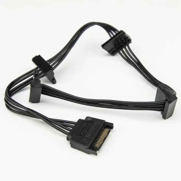 Sata Power Çoklayıcı Kablo 4 portlu ürün görseli 1