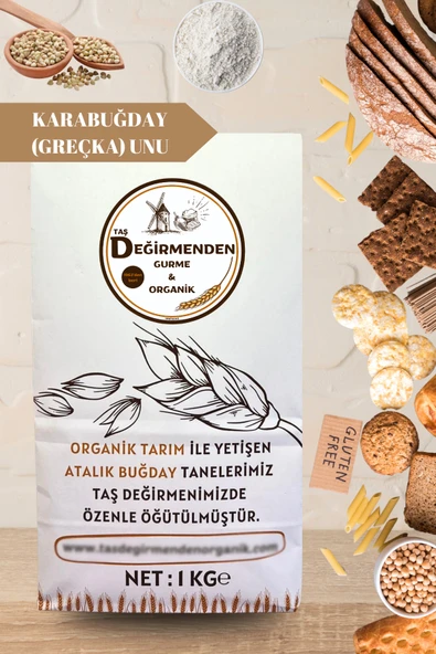 Karabuğday (Greçka) Unu (Gluten İçermez) - 1 Kilo ürün görseli 1