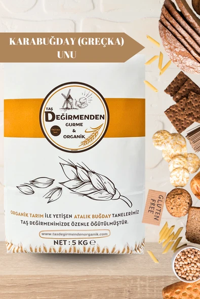 Karabuğday (Greçka) Unu (Gluten İçermez) - 5 Kilo ürün görseli 1