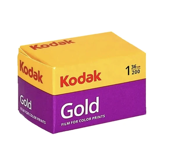 Fotoğraf filmi Kodak Gold 200 Analog taze film ürün görseli 1