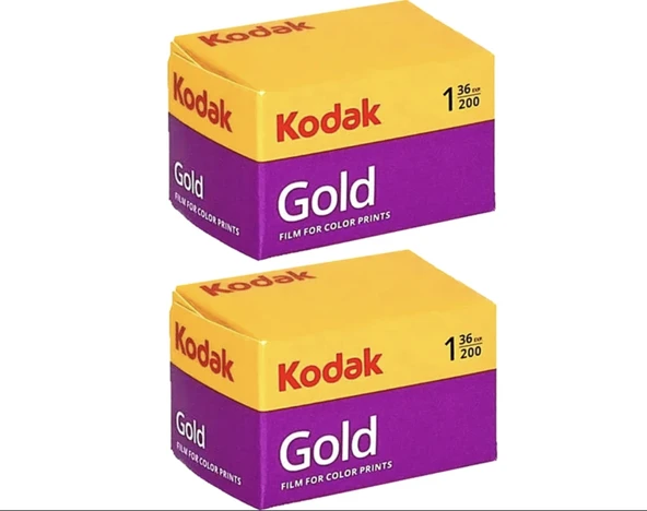 Fotoğraf filmi Kodak Gold 200 taze analog film ürün görseli 1