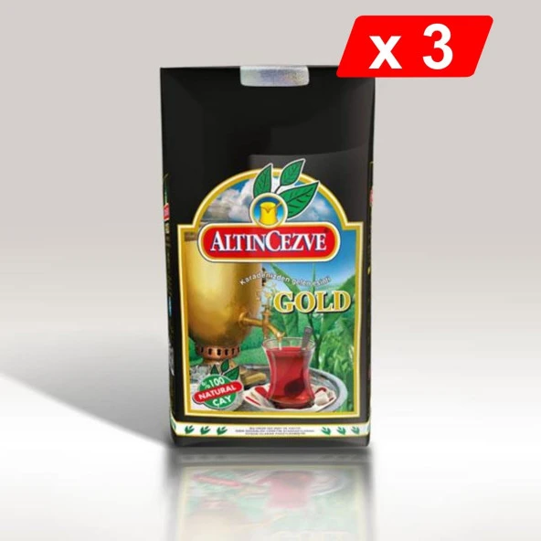 Altıncezve Gold Siyah Dökme Çay 1 KG x 3 Adet ürün görseli 1