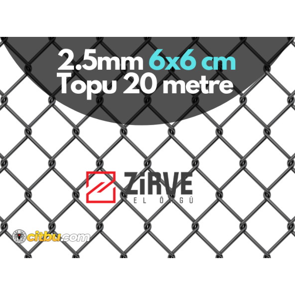 Zirve Tel Örgü Tel Örgü 2,5 mm 6x6, 150 cm Boy, 20 M ürün görseli 1