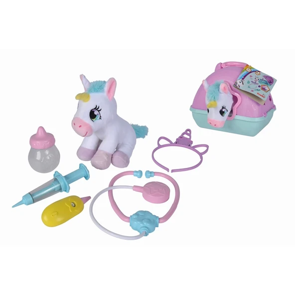 Vet Case with Plush Unicorn SMB-105542140 - Resim 3