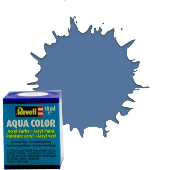 Revell 79 -Aqua Color Greyish Blue - Mat Boya- 18 ml ürün görseli 1