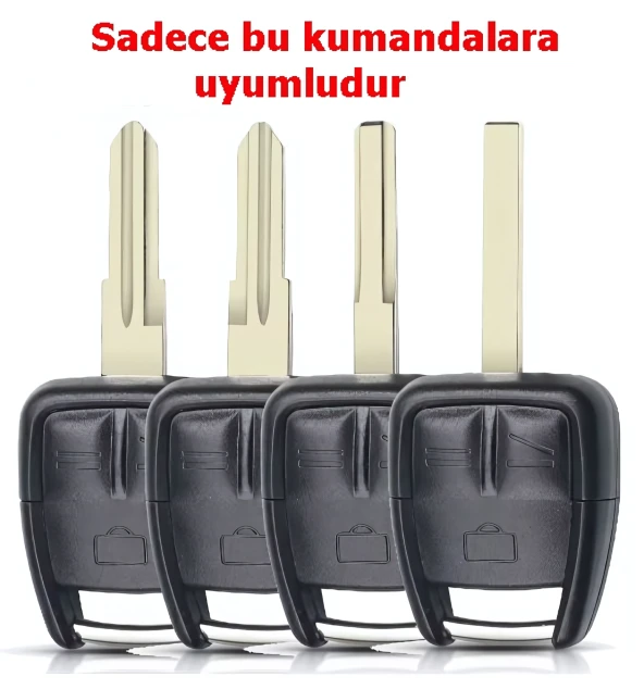 Opel Vectra C Omega Uyumlu 3 Tuşlu Anahtar Kabı Kumanda Kabı Oto Anahtarlık ürün görseli 1