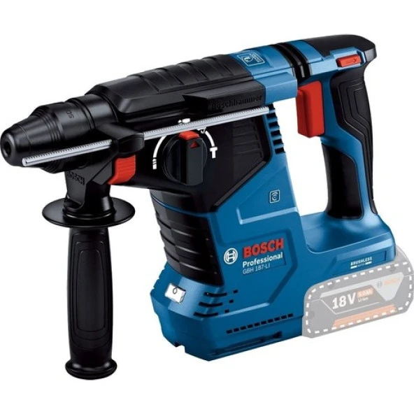 Bosch Gbh 187-LI Professional (Solo) Akülü Kırıcı-Delici - (Akü V ürün görseli 1
