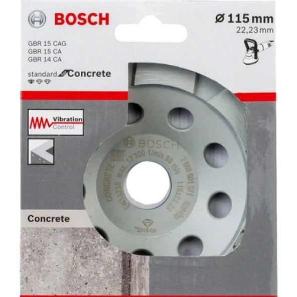 Bosch Ef Çanak Disk  115 mm - Resim 2