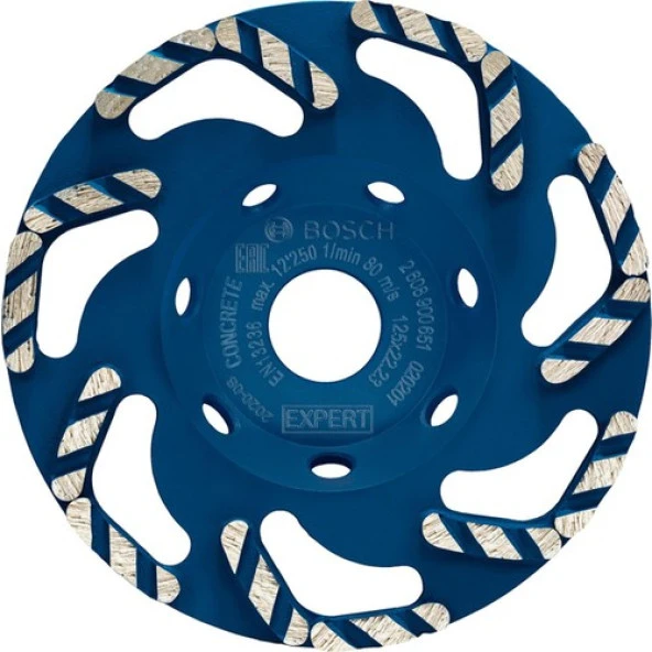 Bosch Expert Concrete Elmas Çanak Disk 125 x 22,23 x 4,5 mm ürün görseli 1