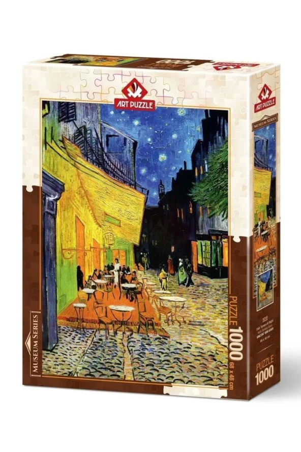 Art Puzzle Kafe Terasta Gece 1000 Parça Puzzle 5210 ürün görseli 1