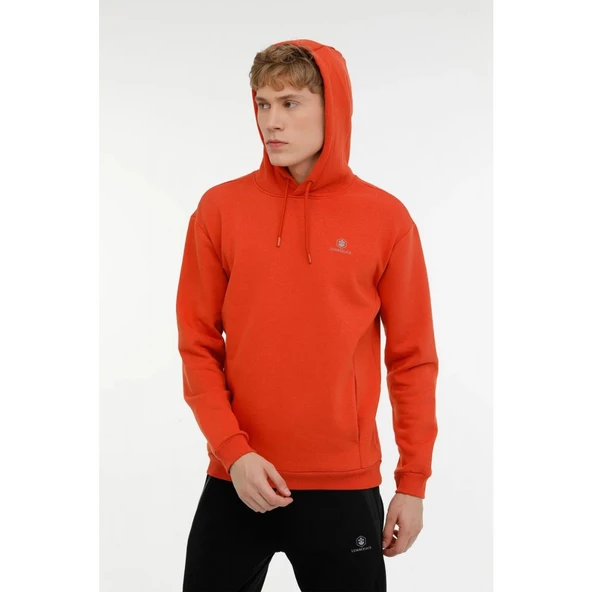 Lumberjack M-SN04 BASIC HOODIE 3PR Kiremit Erkek Sweatshirt ürün görseli 1