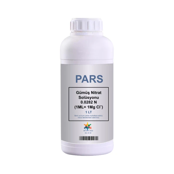 Gümüş Nitrat Solüsyonu 0.0282 N (1ML= 1Mg Clˉ) 1 LT ürün görseli 1