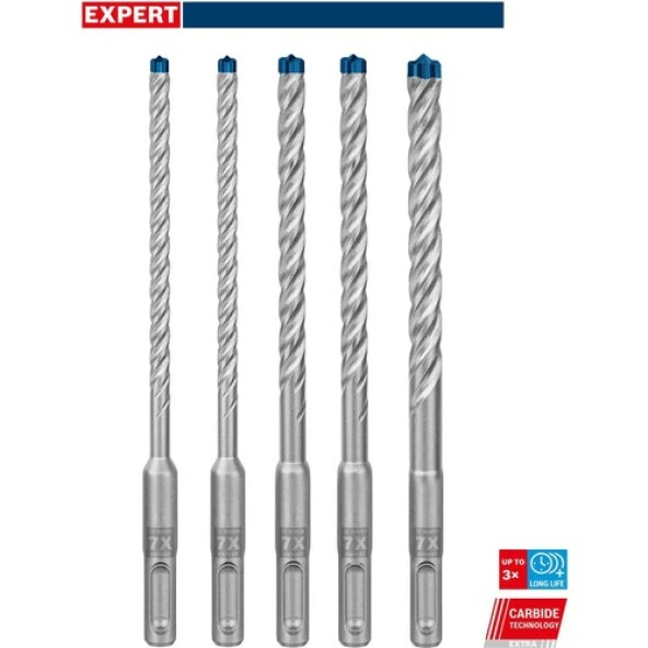 Bosch Expert 5 Parça Yeni Sds Plus-7x Matkap Ucu 2608900198 ürün görseli 1