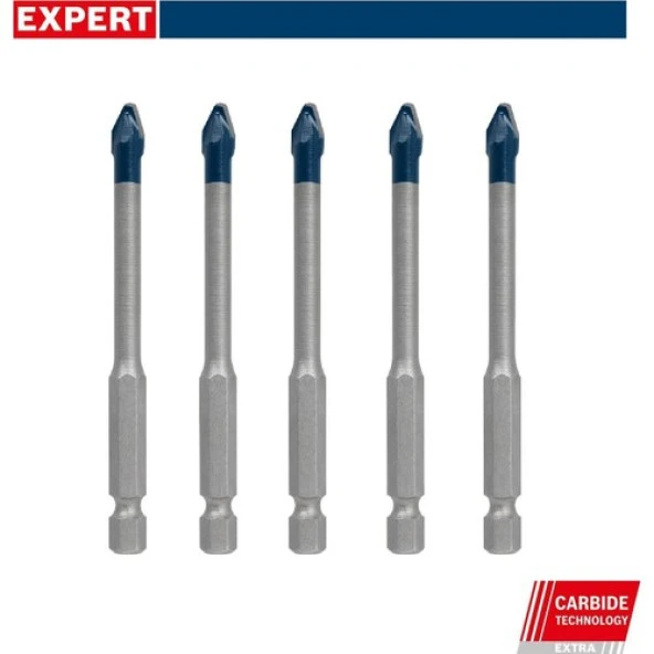 Bosch Expert Hex-9 5 Adet 6 mm Sert Seramik Delme Ucu 2608900599 ürün görseli 1