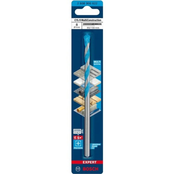 Bosch Expert 8X150 mm Cyl-9 Çok Amaçlı Matkap Ucu 2608900622 ürün görseli 1