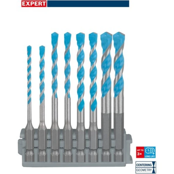 Bosch Expert Hex-9 Çok Amaçlı Matkap Ucu 8'li Set 2608901455 ürün görseli 1