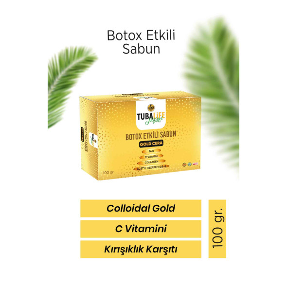 Tubalıfe C Vitamini Altın Parçacıklı Botoks Etkili Sabun 100 gr ürün görseli 1