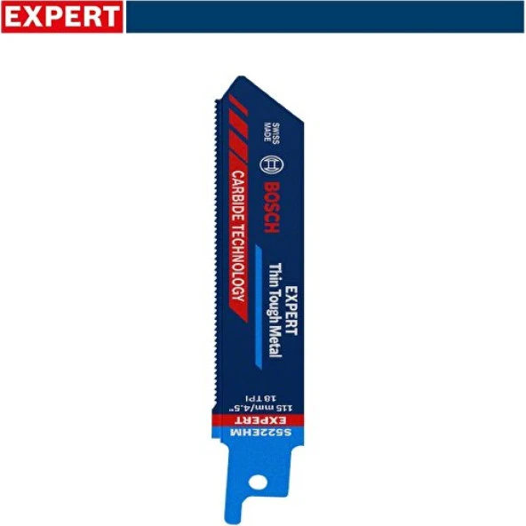 Bosch Expert S 522 Ehm Paslanmaz Panter Testere 1'li 2608900359 ürün görseli 1