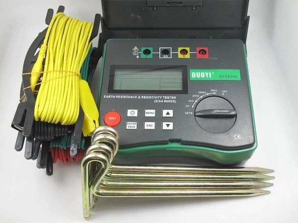 DUOYI DY4300A 4 Terminalli Toprak Direnci Megeri - Resim 4