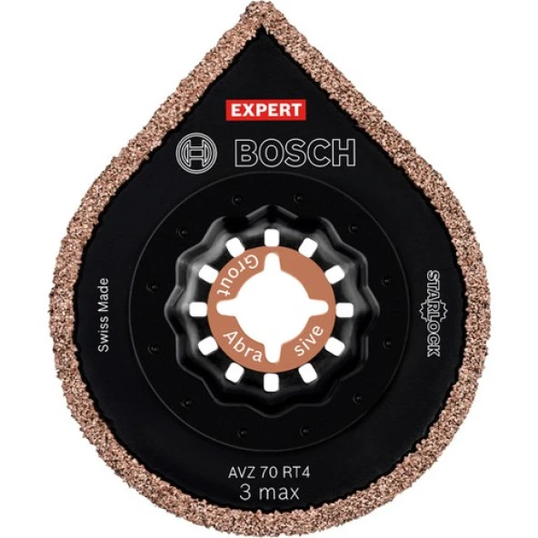 Bosch Expert 3 Max Avz 70 Rt4 Çok Fonksiyonlu Makine Derzleme Pleyti 70 mm ürün görseli 1