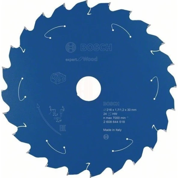 Bosch Exw Daire Testere Bıçağı 216*30 mm 24 D E/c ürün görseli 1
