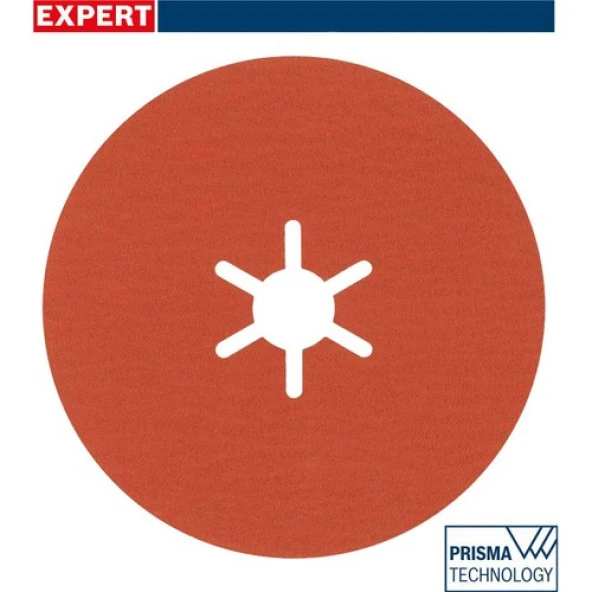 Bosch R782 Expert 100 mm 120 Kum Inox Disk Zımpara 25'li 2608621819 ürün görseli 1