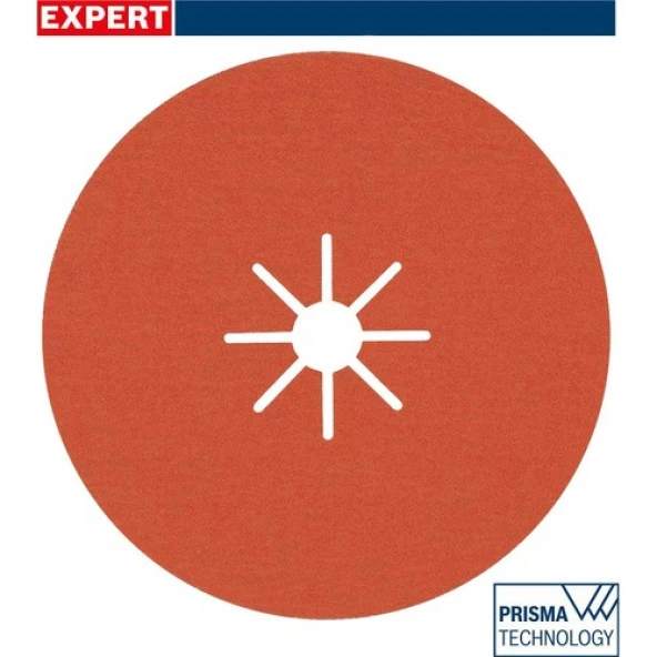 Bosch R782 Expert 180 mm 80 Kum Inox Disk Zımpara 25'li 2608621830 ürün görseli 1