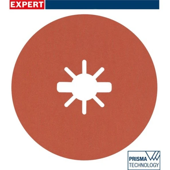 Bosch R782 Expert 125MM 120 Kum Inox Disk Zımpara 25'li 2608621827 ürün görseli 1
