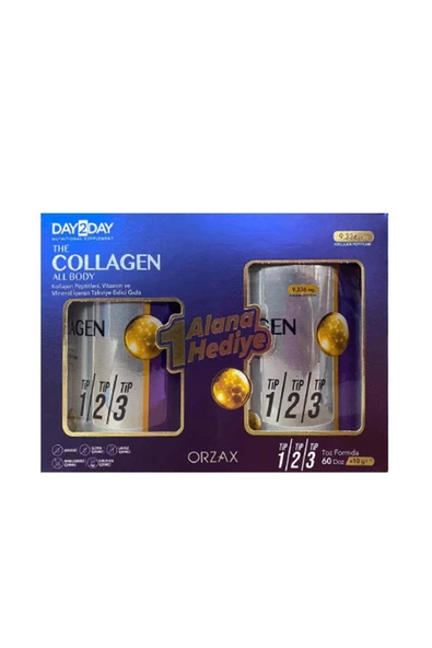 Day2Day The Collagen All Body Toz 300 Gr - 1 Alana 1 Bedava ürün görseli 1