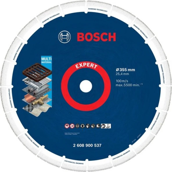 Bosch Dmw Metal Kesme Diski 355*25,4 Mm 2608900537 ürün görseli 1