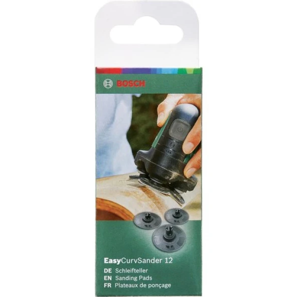 Bosch Easycurvsander Zımpara Tabanı 38MM 3'lü 2609256F54 - Resim 2