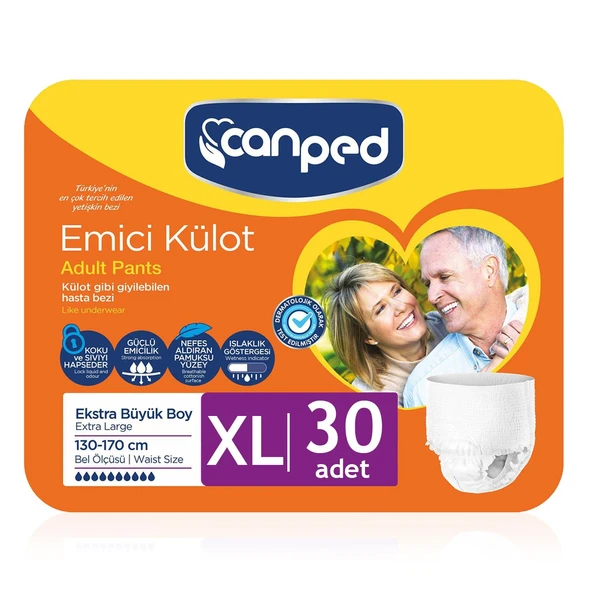 Canped Emici Külot XL-Extra Large Beden 30 Adet ürün görseli 1