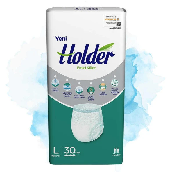 Holder Emici Külot Yetişkin Hasta Bezi Büyük Boy ( Large ) 30 Adet ürün görseli 1