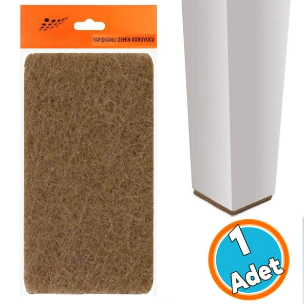 Zemin Koruyucu Masa Sandalye Parke Keçe Yapışkanlı Dikdörtgen 240X120 mm ürün görseli 1