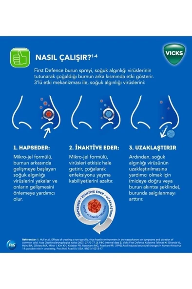 Vıcks Fırst Defence Nazal Sprey - Resim 3