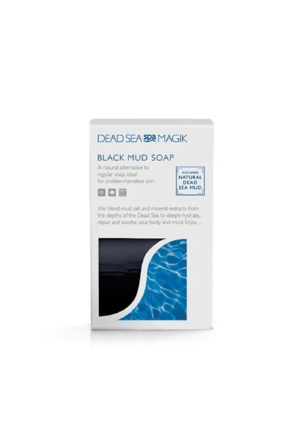 Dead Sea Spa MAgik Deniz Mineralleri Içeren Siyah Çamur Sabunu - Black Mud Soap 100 G ürün görseli 1