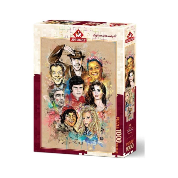 Art Puzzle Yeşilçam 1000 Parça Puzzle 4235 ürün görseli 1