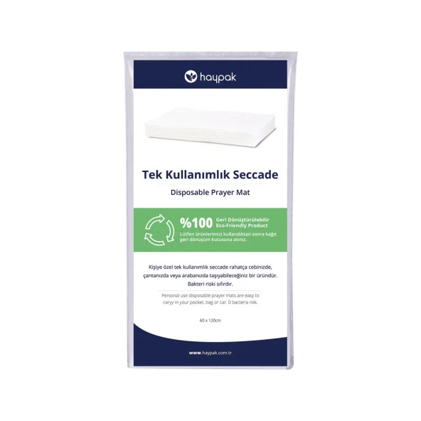 Haypak Tek Kullanımlık Seccade ürün görseli 1