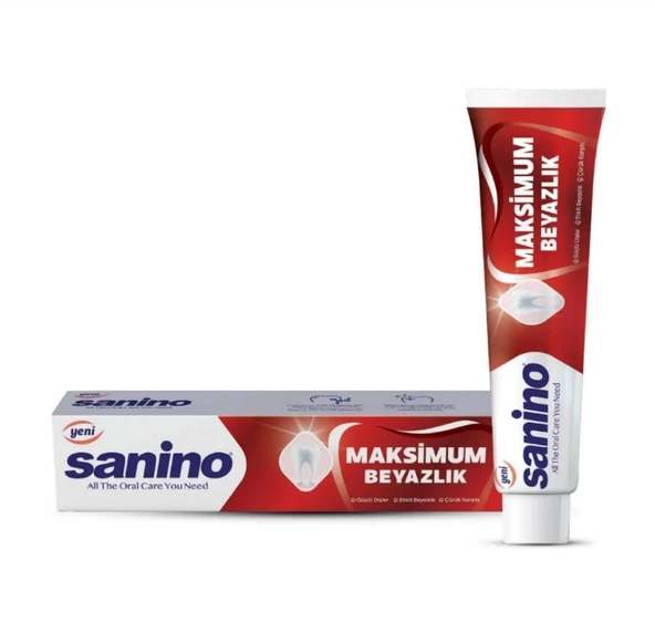 Sanino Diş Macunu Maksimum Beyazlık 75 ml ürün görseli 1